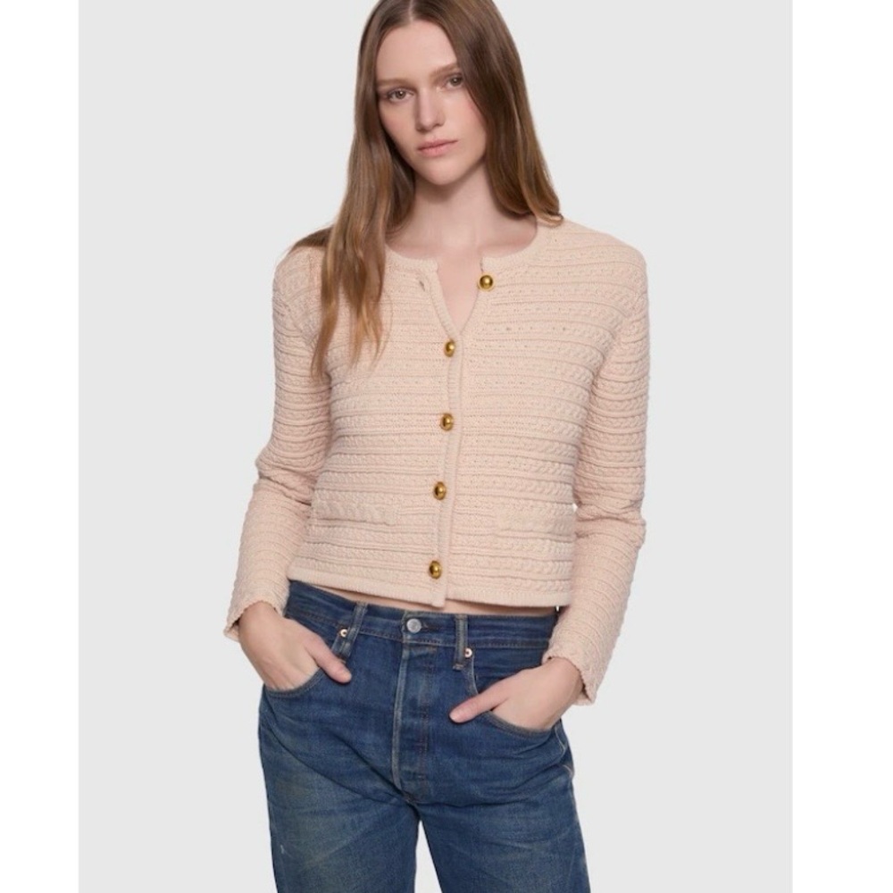 Rebecca Minkoff Island Braided Cardigan